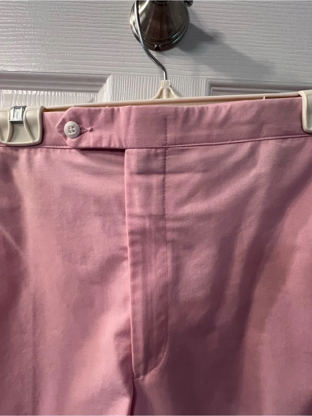 Men's Flat Front Shorts in Light Pink